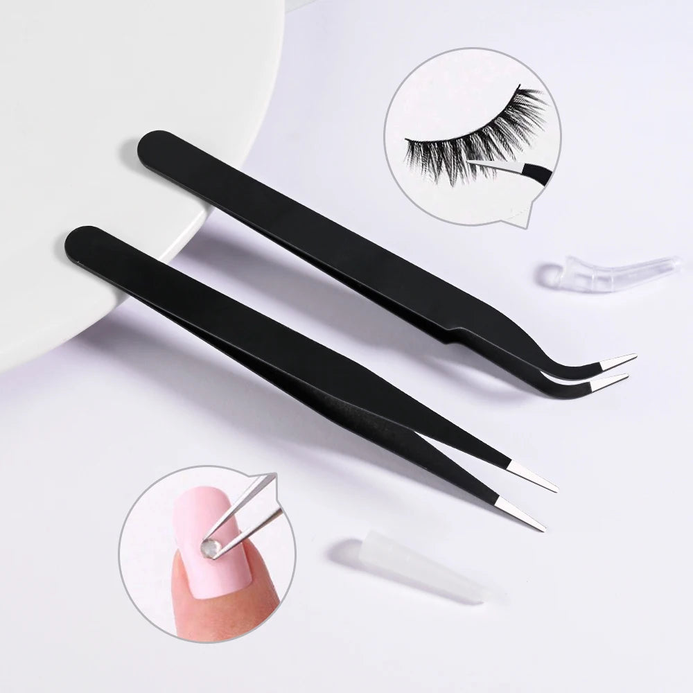 1 Box Half Round Flat back Nail Rhinestones