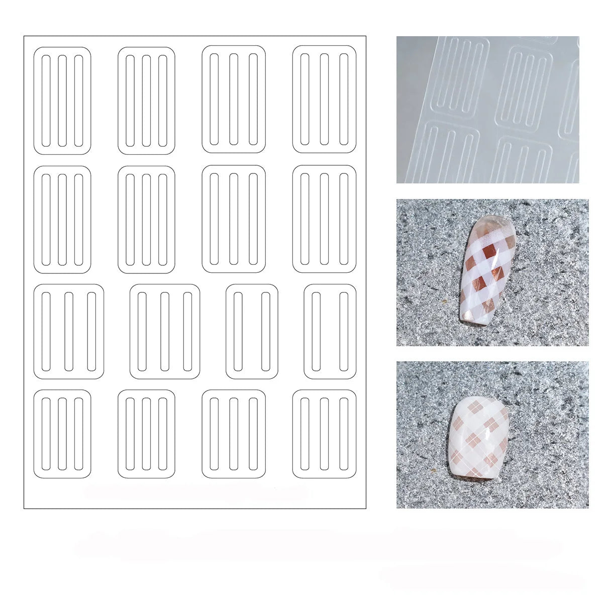 Hollow Lace Self-Adhesive Nail Stickers