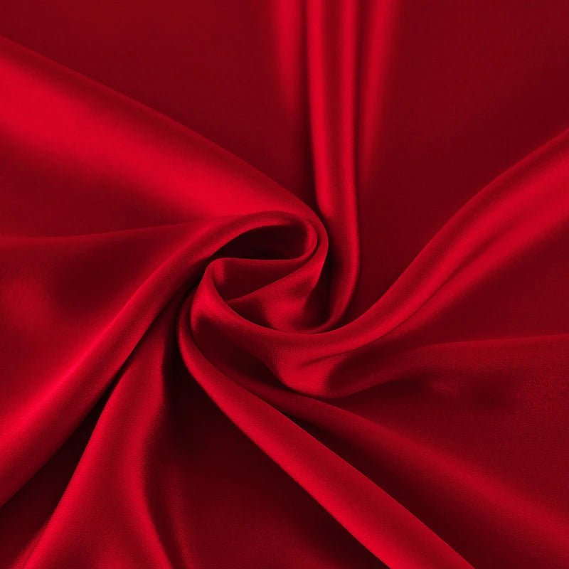 Silk Fabric 100% Silk Mulberry Silk Solid Color Multicolor Width 114cm Plain Dyed Silk