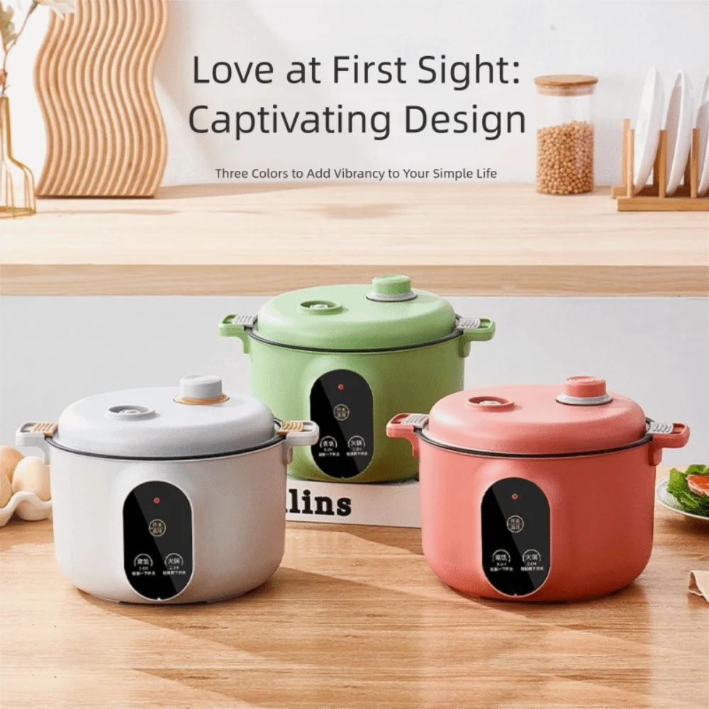 Easy 20cm Micro Pressure Cooker 2 L Non Stick Pressure Cooking Pot Quick Heating Anti-overflow Soup Stew Pot Household