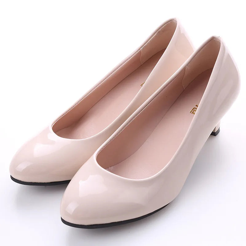 Women Office Work White Pumps Party Shoes