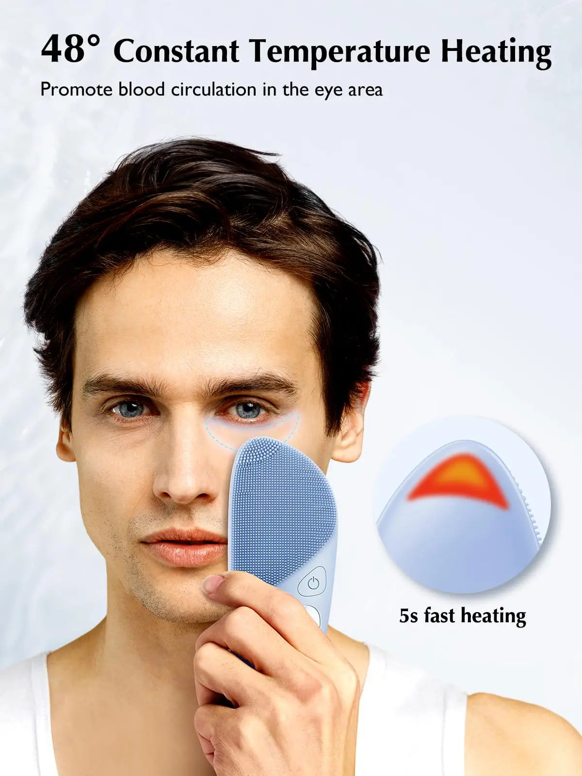 Facial Deep Cleaning Exfoliating Brush with Eye Protection