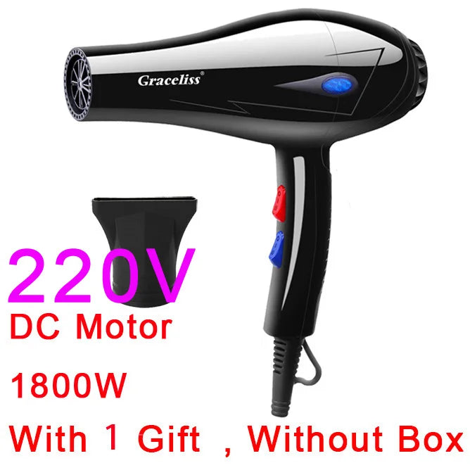 Original EU Plug Hot Cold Wind Professional Hair Dryer Blow dryer Hairdryer For Hair Salon for Household Use