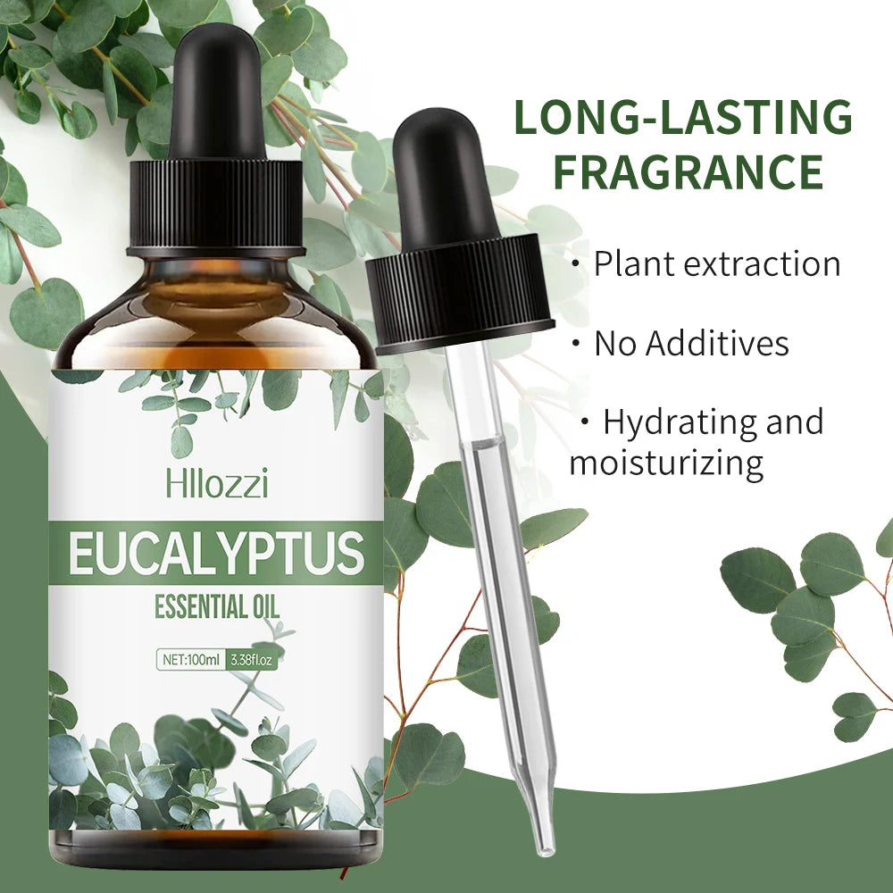 Eucalyptus plant essential oil face and body skin care