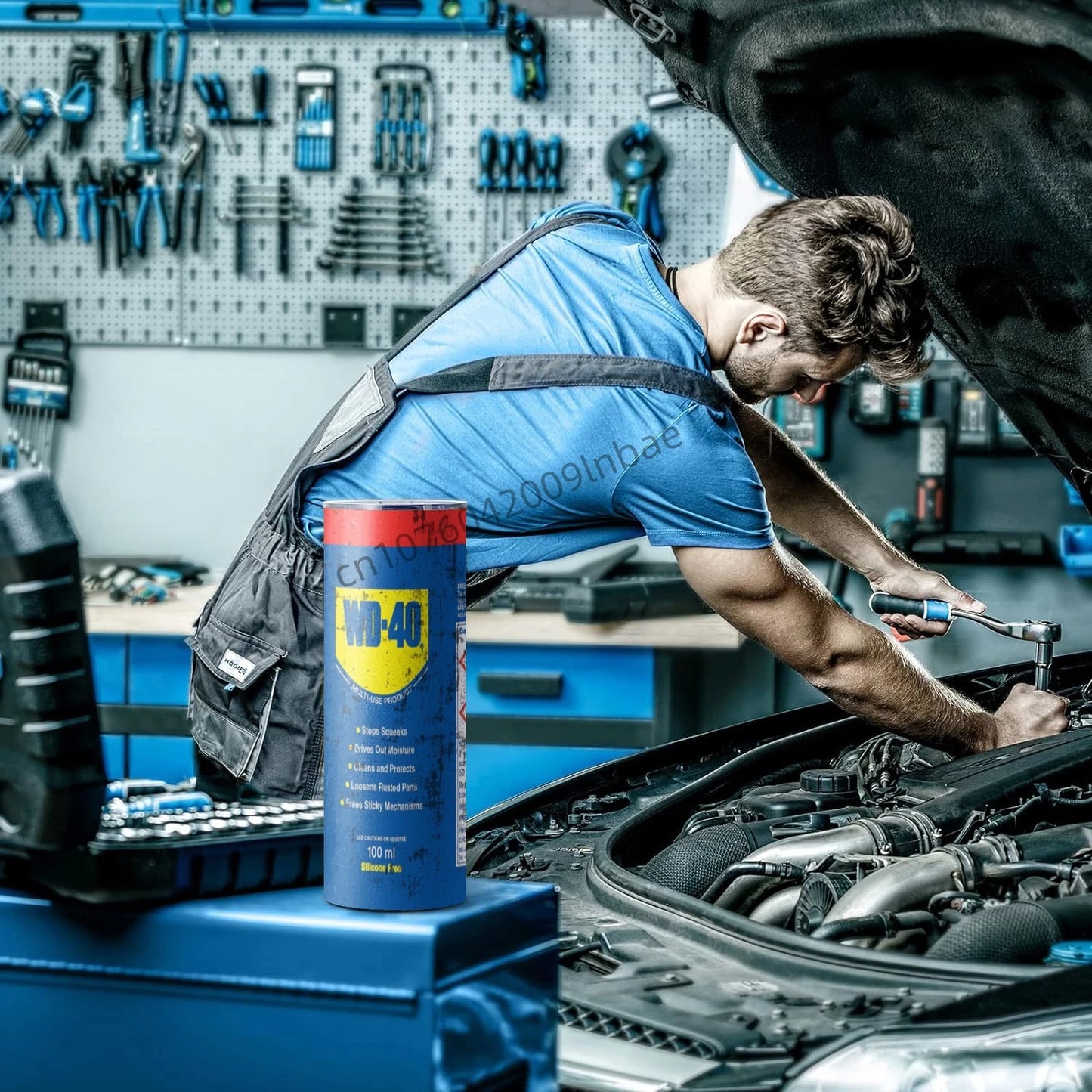 20Oz WD40 Mechanic Oil Stainless Steel Vacuum Double Wall Insulated Tumbler with Lid Cold Hot Drink Coffee Mug Engineer Gifts