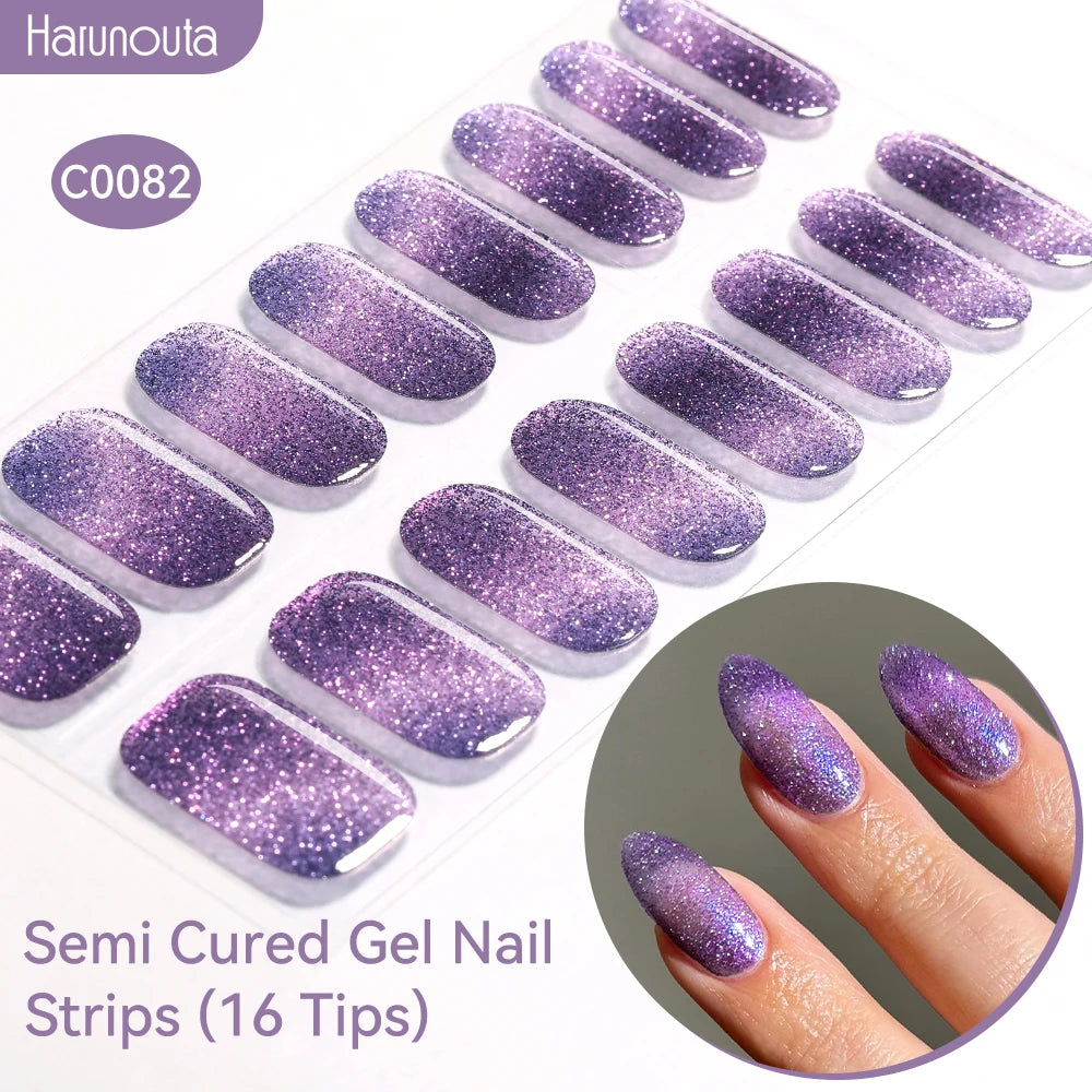 Semi Cured Gel Nail Sticker