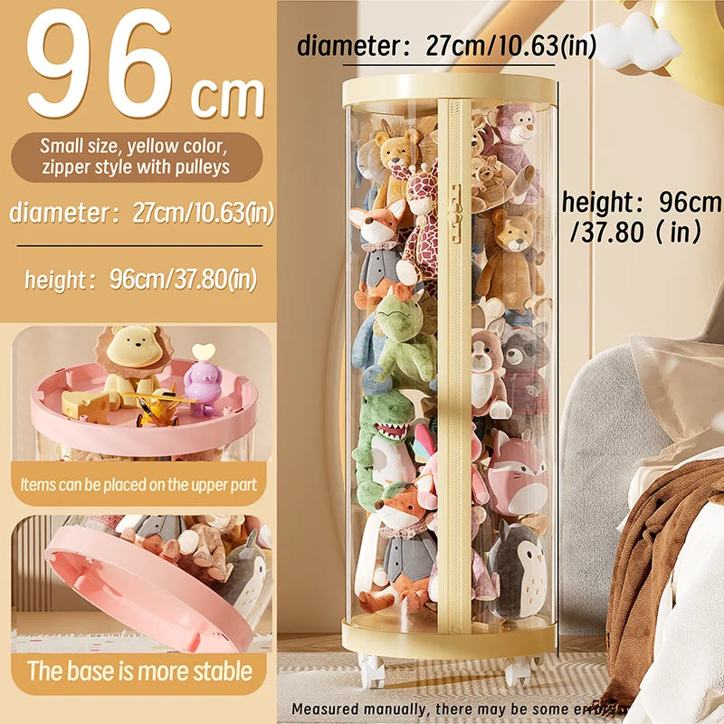 Transparent Doll Storage Box