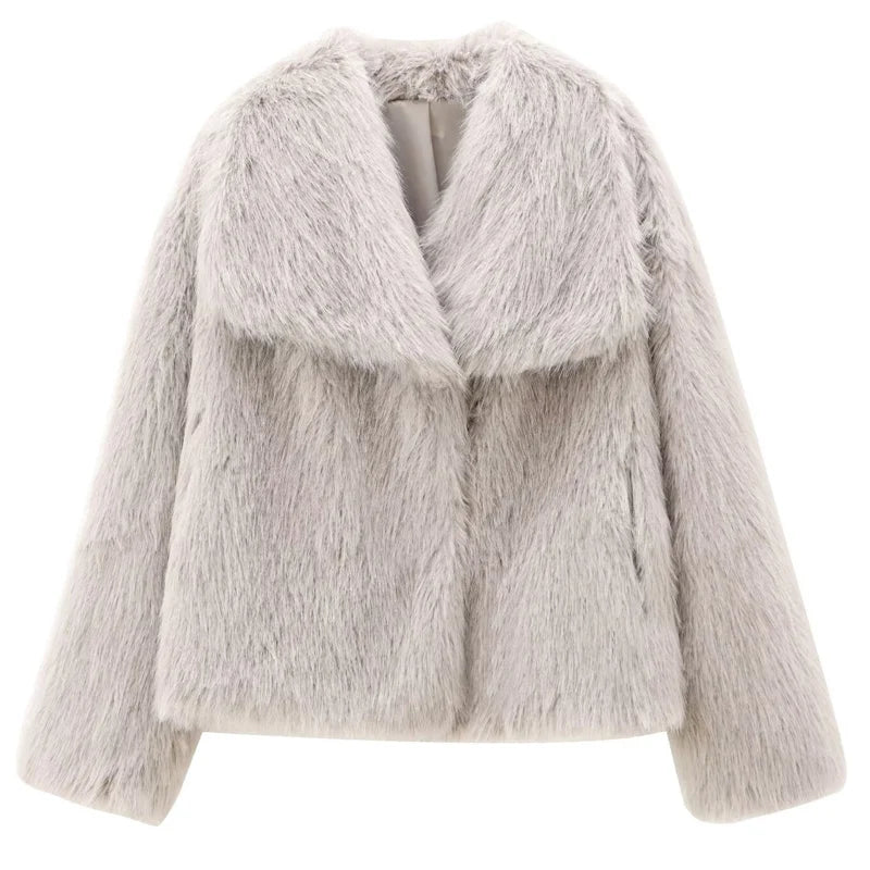 Women's Warm Fur Bomber Coats