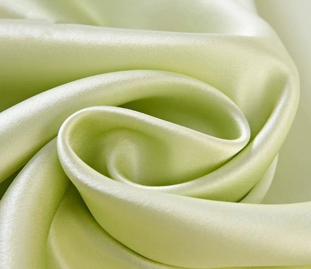 Silk Fabric 100% Silk Mulberry Silk Solid Color Multicolor Width 114cm Plain Dyed Silk