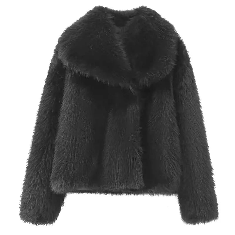 Women's Warm Fur Bomber Coats