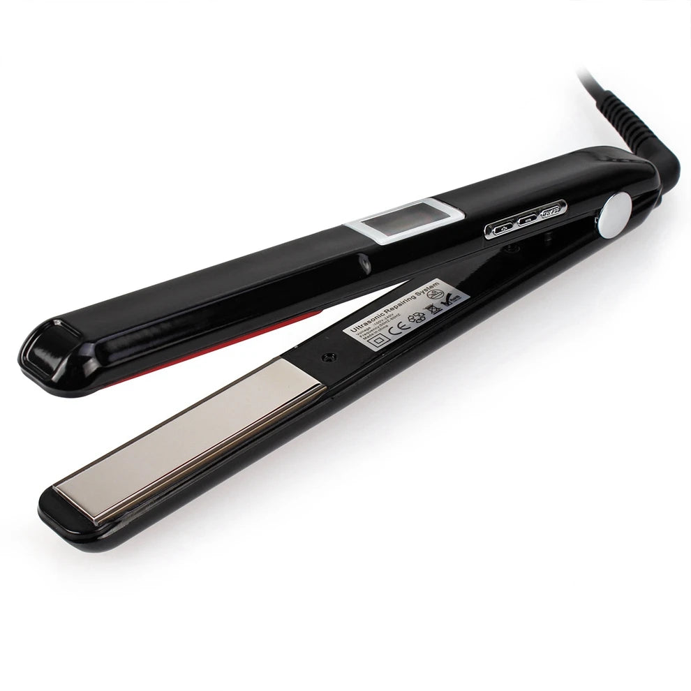 Hair Flat Irons Ultrasonic Infrared Cold Hair Care Iron