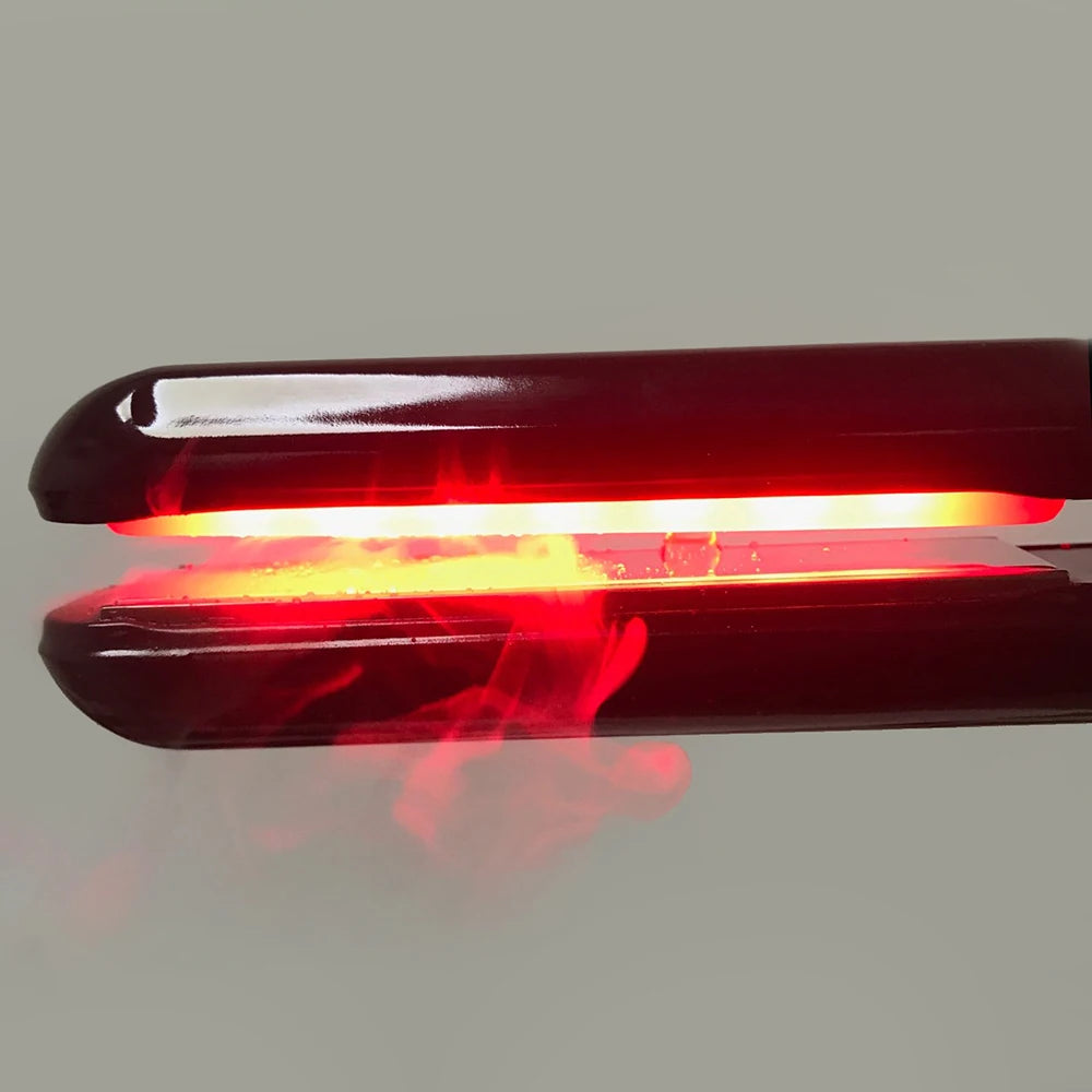 Hair Flat Irons Ultrasonic Infrared Cold Hair Care Iron