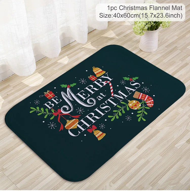 Christmas Door Mat Santa Claus