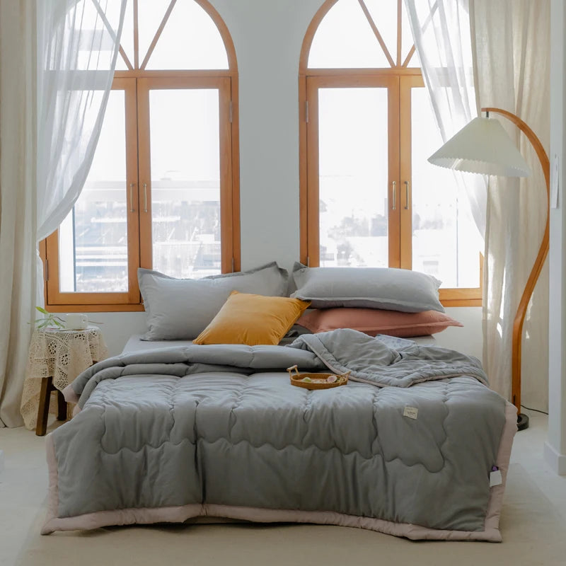 Polyester cotton quilted