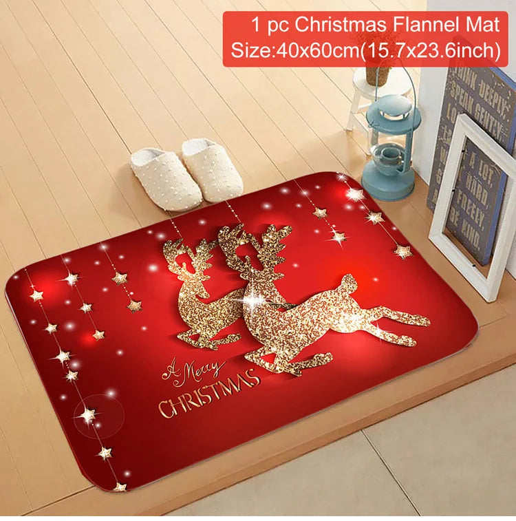 Christmas Door Mat Santa Claus