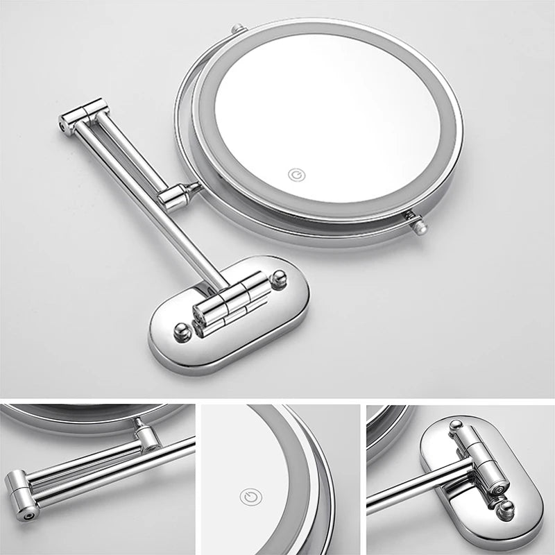 8 inch Makeup Mirror Chrome