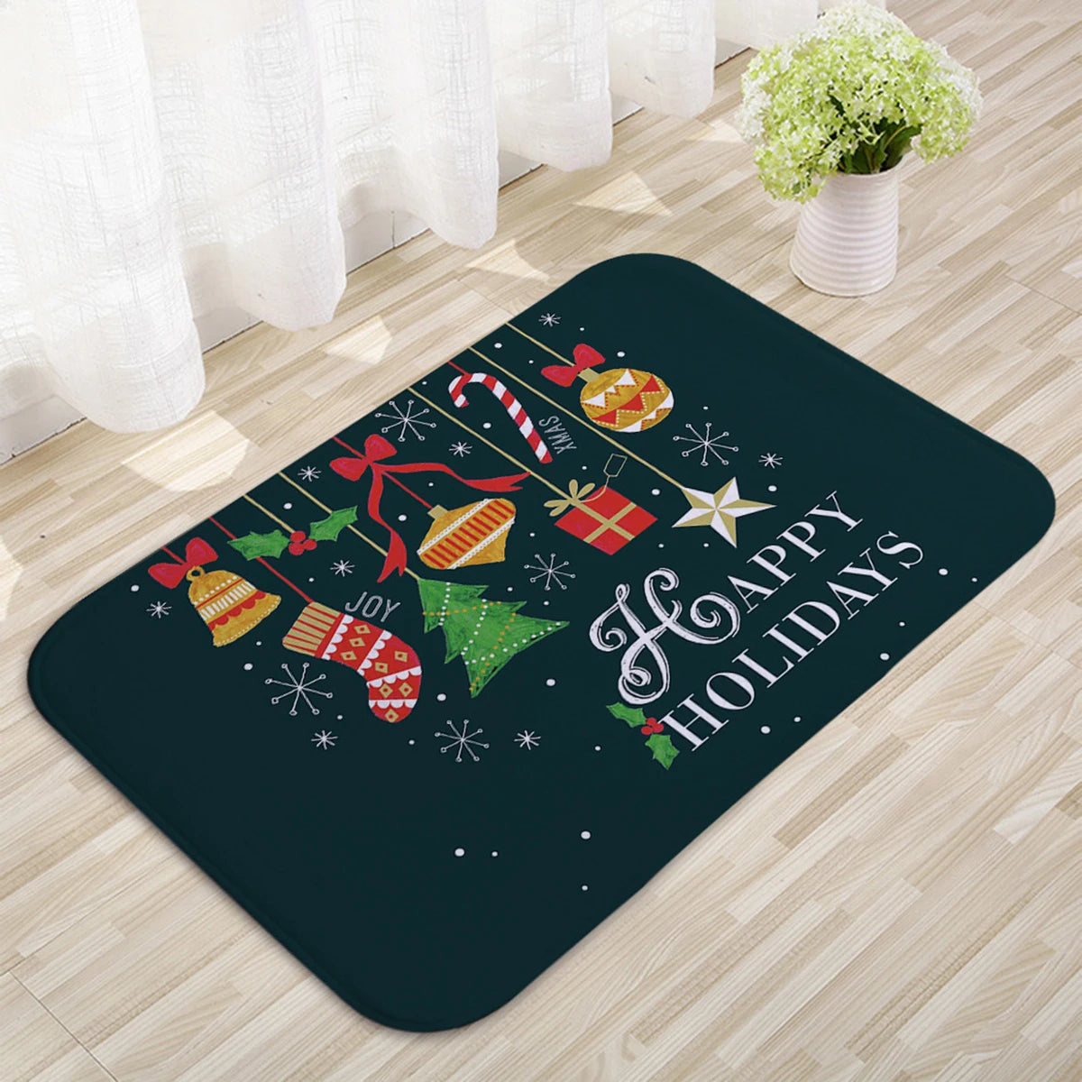 Christmas Door Mat Santa Claus
