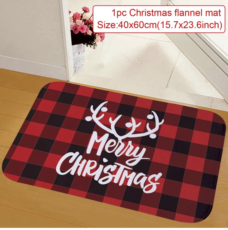 Christmas Door Mat Santa Claus