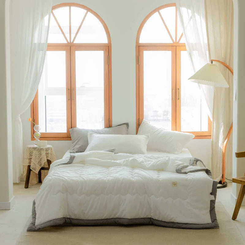 Polyester cotton quilted