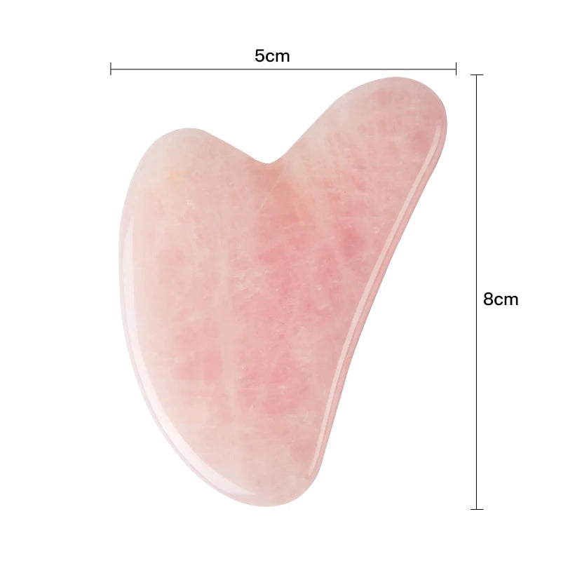 Rose Quartz Gua Sha For Face Massage
