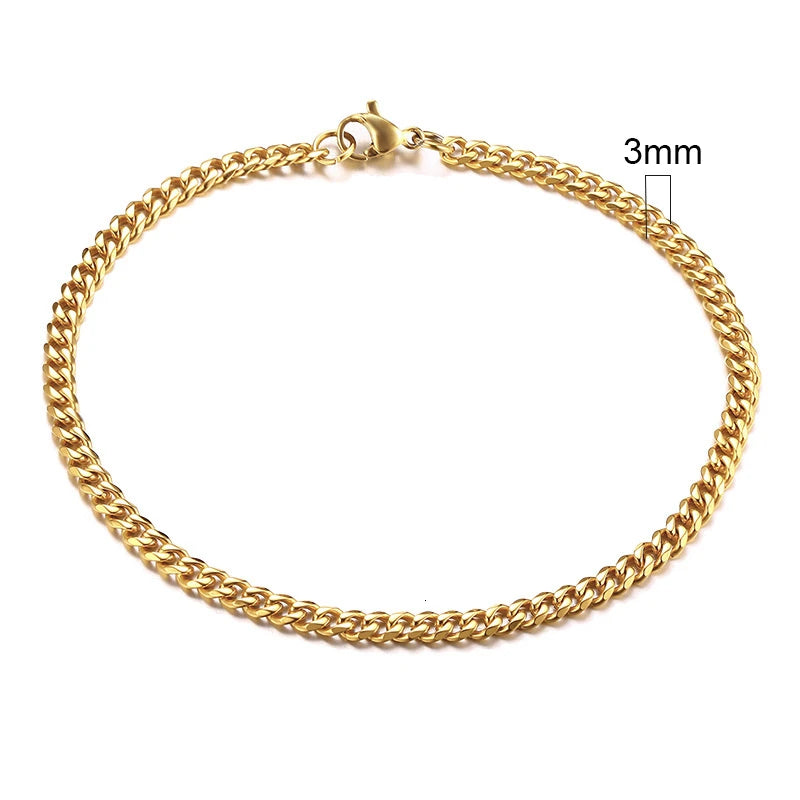 Curb Chain Bracelet for Men