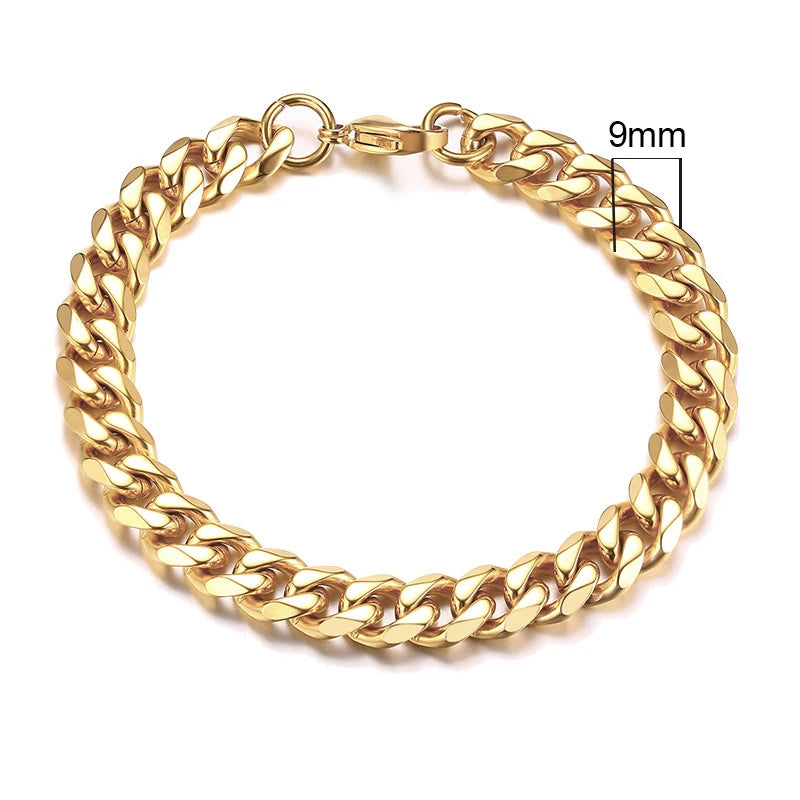 Curb Chain Bracelet for Men