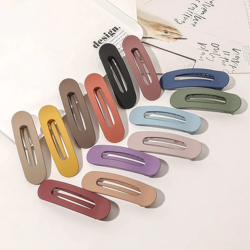 Korean Frosted Large Hair Clips