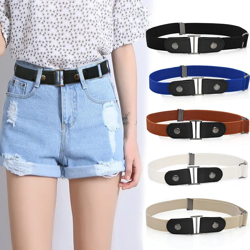 Without Buckle Elastic Extensible Kids Belts