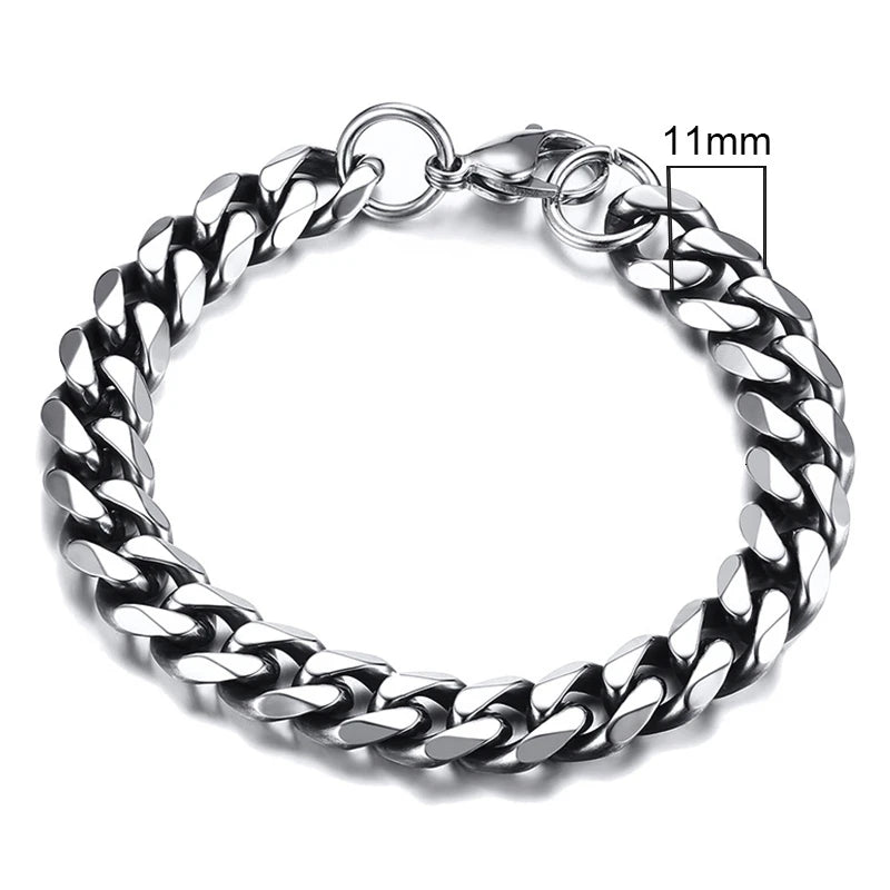 Curb Chain Bracelet for Men