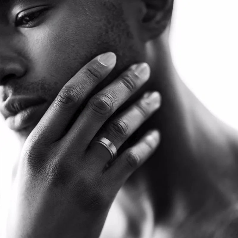 Unisex Personalized Spinner Ring