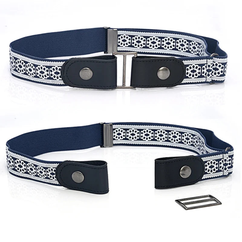Without Buckle Elastic Extensible Kids Belts