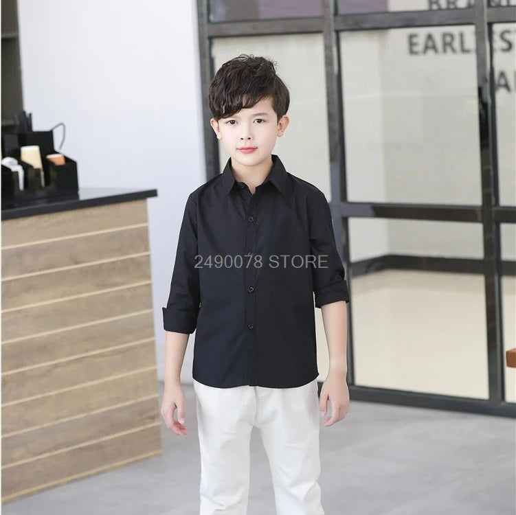 Kids Cotton Formal Shirt Uniform