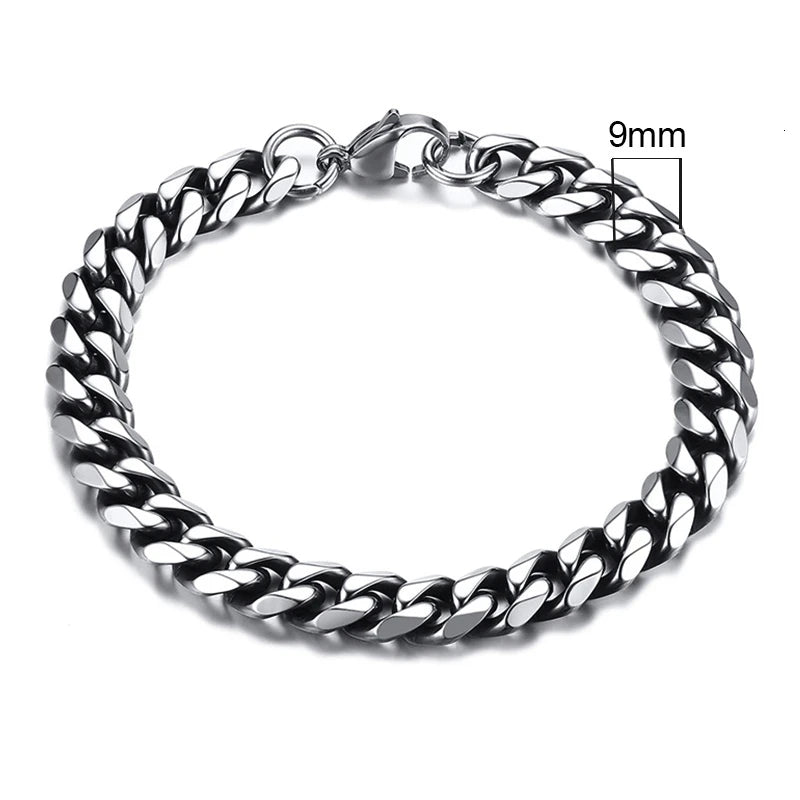 Curb Chain Bracelet for Men