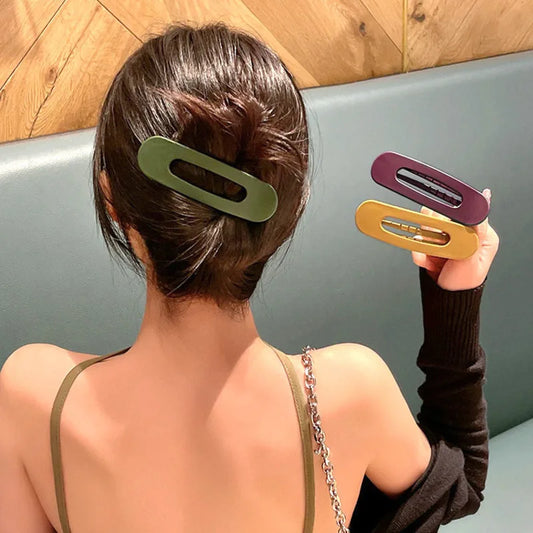 Korean Frosted Large Hair Clips