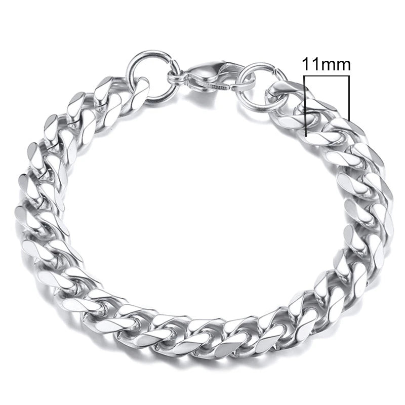Curb Chain Bracelet for Men