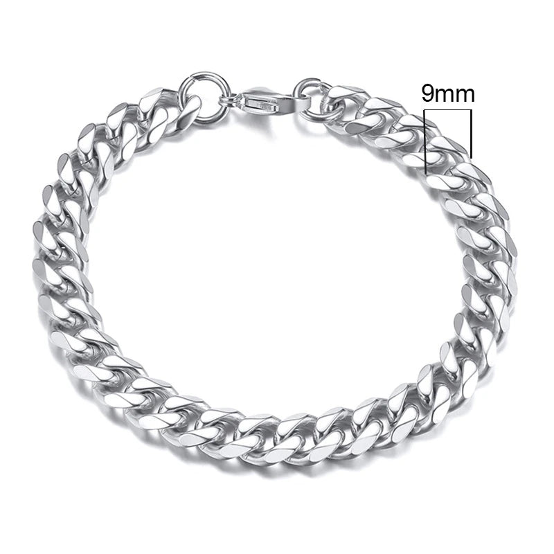 Curb Chain Bracelet for Men