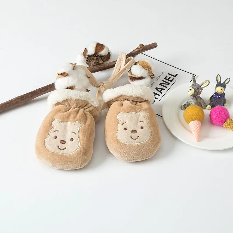 Baby Mittens Thicken Infant Anti-Grab Gloves