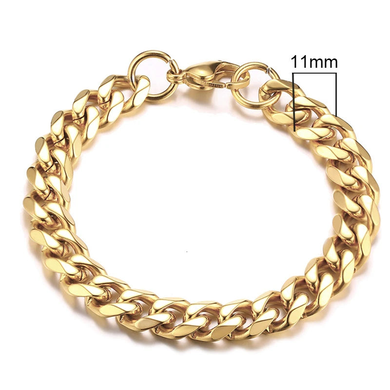 Curb Chain Bracelet for Men