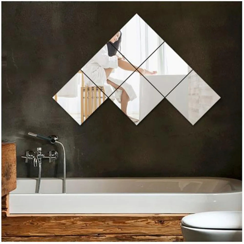 Square Mirror 3 D Decorative Wall Mirror