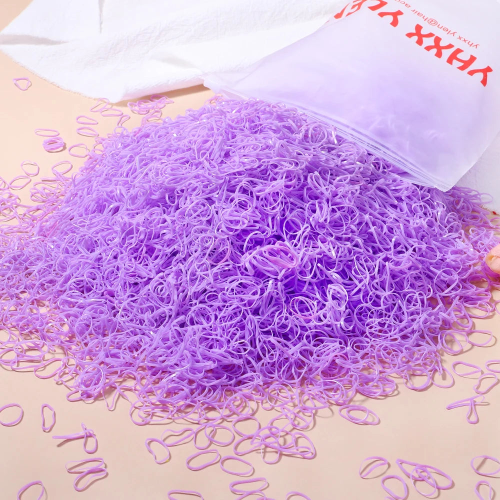 Disposable Rubber Band Hair Ties