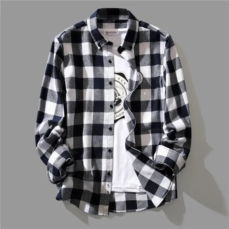 Trendy Plaid Korean Style Top Jacket