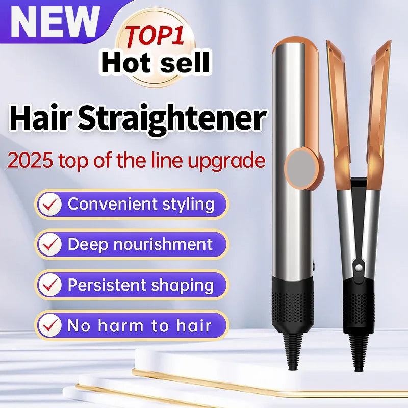 Professional Styling Tool Hair Straightener & Hair Dryer Heat-Up Hair Flat Iron Negative Ion Iron Household Hair Dryer airstrait