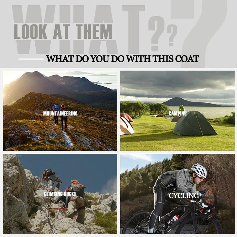 Men Waterproof Hiking Jacket