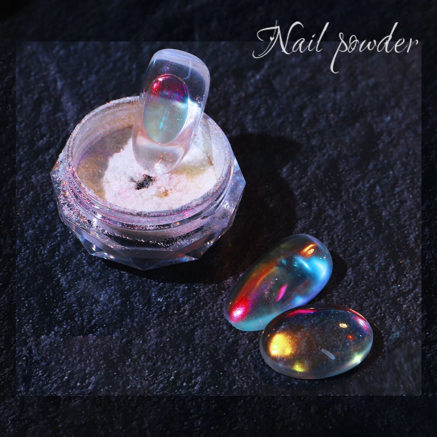 Nail Glitter Aurora Ice Transparent
