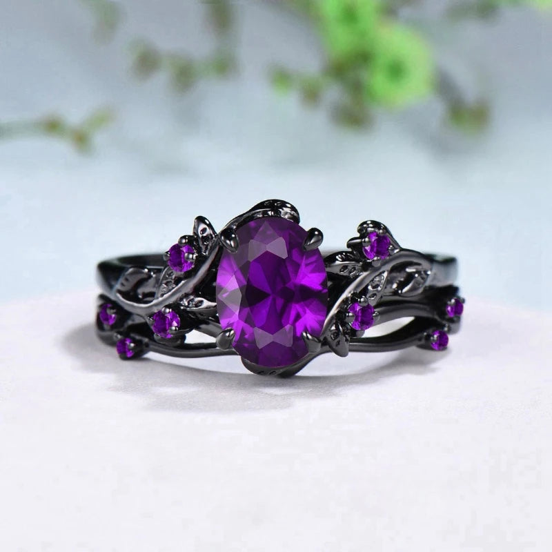 Elegant women's gemstone ring