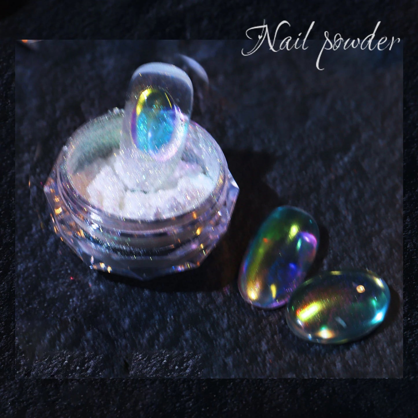 Nail Glitter Aurora Ice Transparent