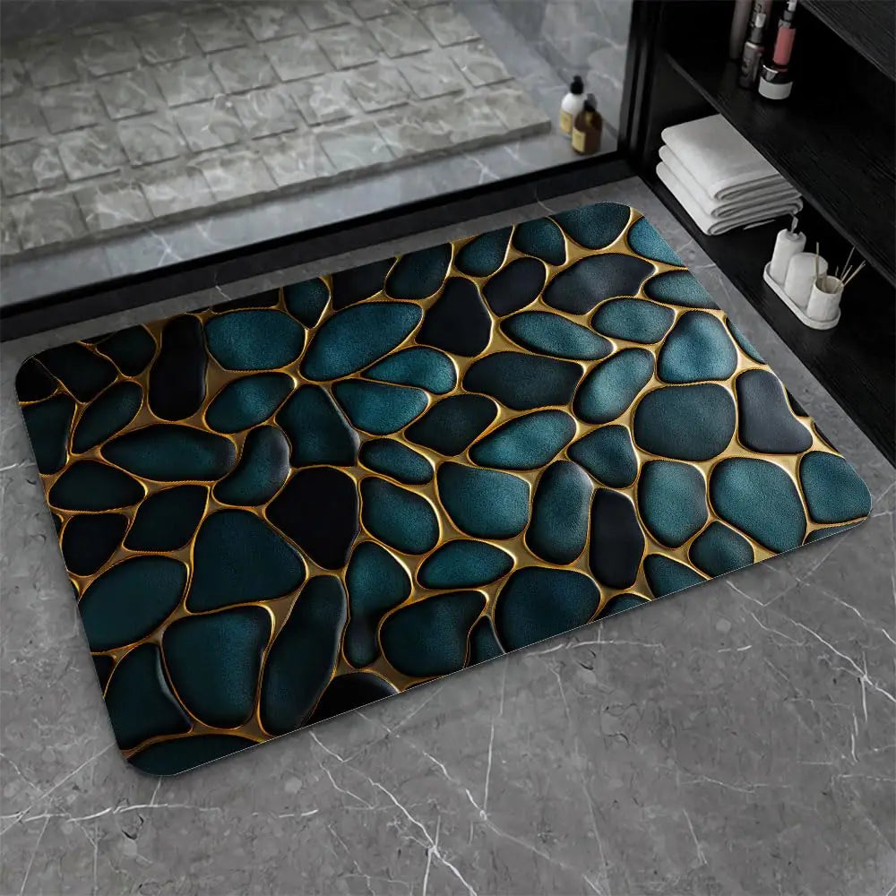 Earth Bath Mat Non-Slip Volume Super Absorbent