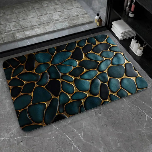 Earth Bath Mat Non-Slip Volume Super Absorbent