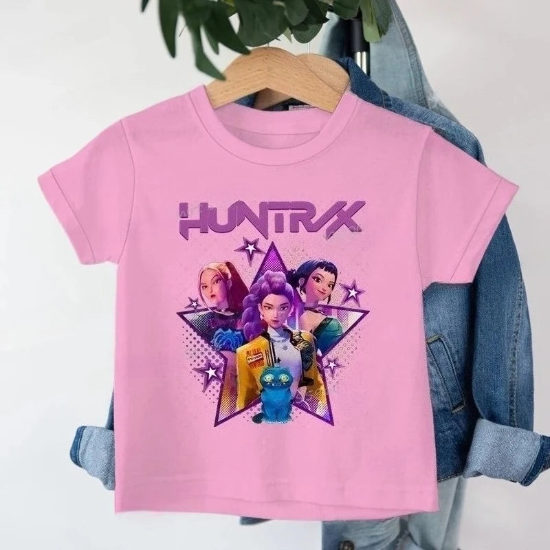 Kpop Demon Hunters Cartoon Tee Shirt