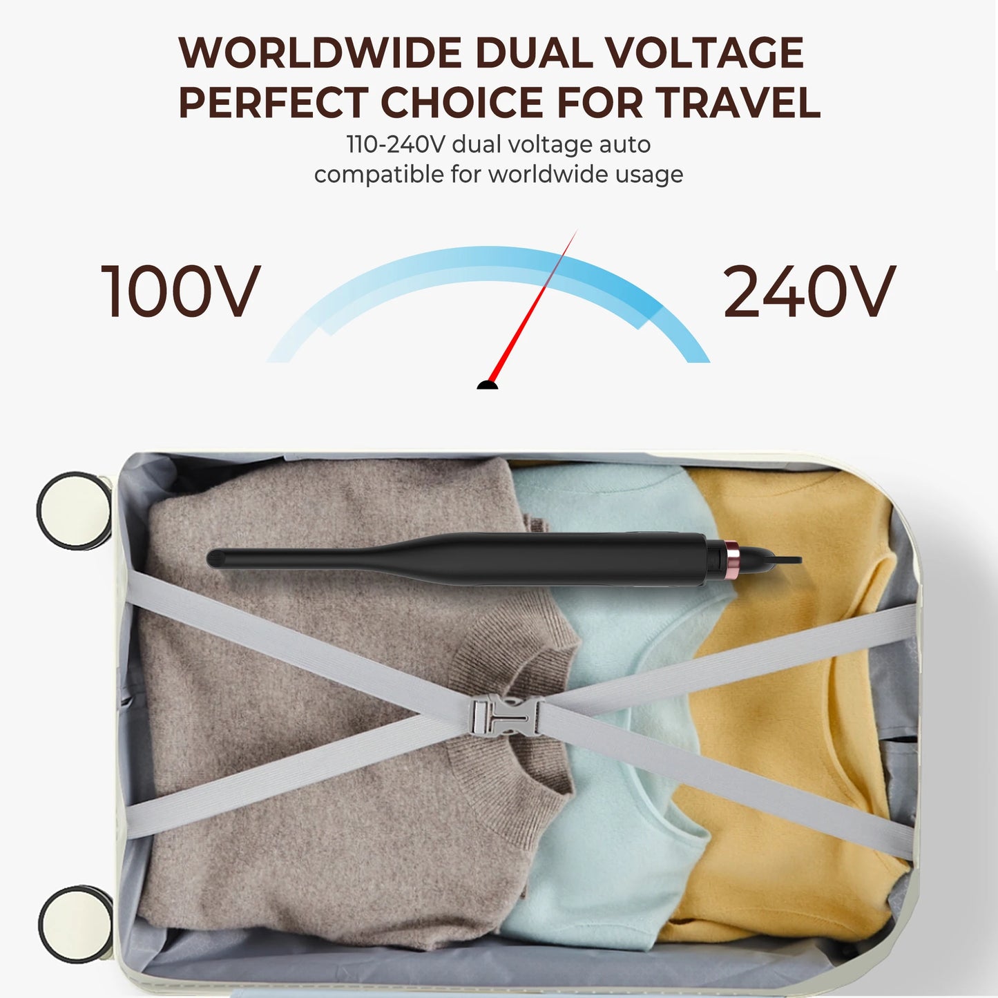 Pencil Flat Iron Fast Beard Straightening Iron